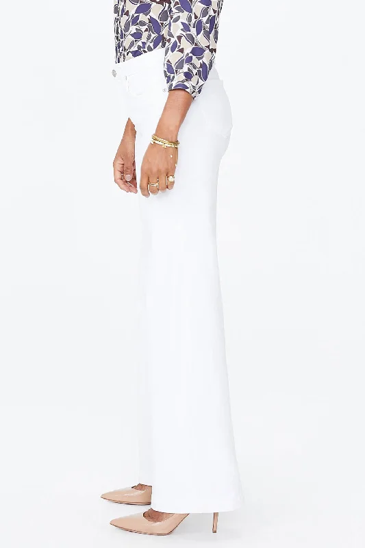 Wide Leg Trouser Jeans - Optic White