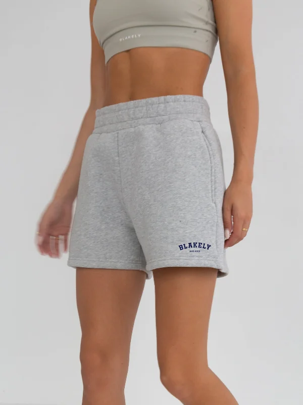 Heritage Jogger Shorts - Marl Grey