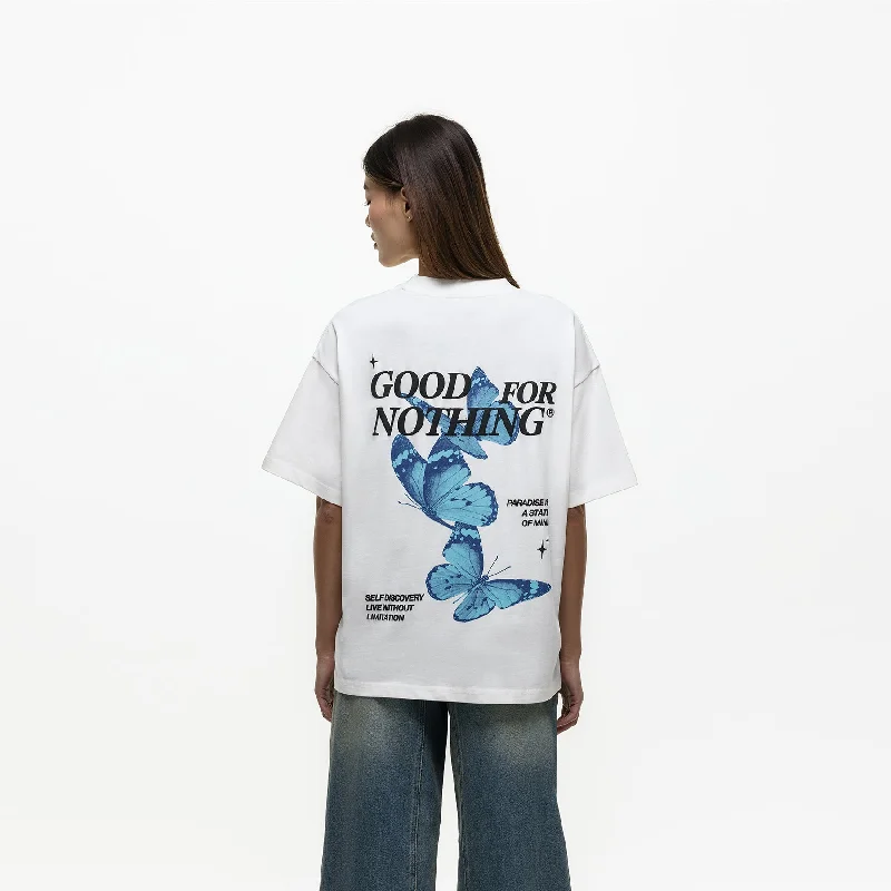 Oversized Euphoria White T-shirt (Final Sale)