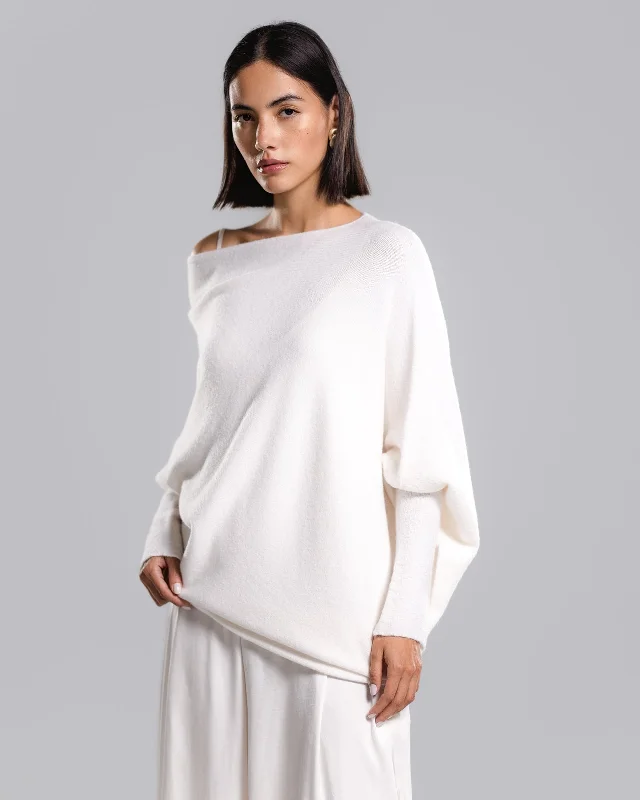 Asymmetric Draped | Ivory