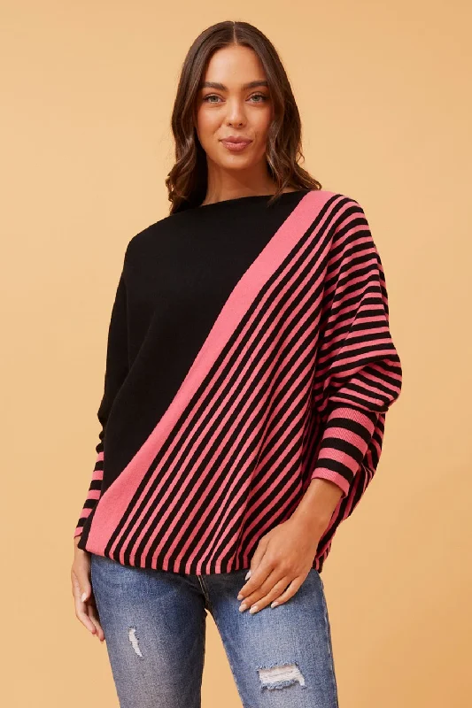 JOANIE STRIPED KNIT JUMPER