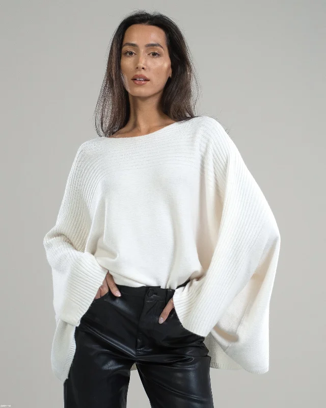 Ribbed Sweater | Ivory